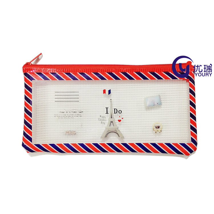 专业厂家供应彩印PVC笔袋 PVC卡通文具袋 PVC铅笔袋 质优价廉