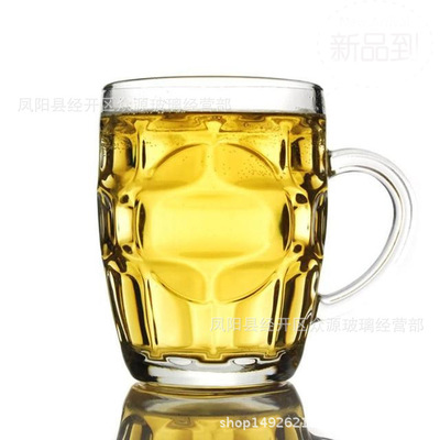 Manufactor wholesale Glass Beer mug Cup white wine Drinks Juice Cup household Super large pineapple bar wholesale