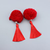 Children's decorations, Chinese hair accessory, cheongsam with tassels, hairgrip