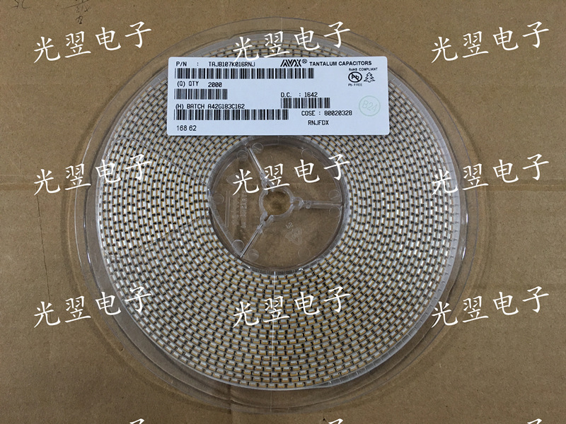 贴片钽电容 B型 3528 100UF 16V (107C)可拆样品
