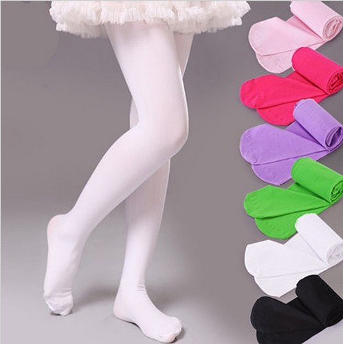Factory direct sales candy color children's clothing white children's stockings bottoming socks solid color dance children's clothing girls' clothing wholesale