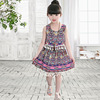 2020 New children's skirt summer Cotton silk nightdress Girls princess dress children Ethnic Dress direct deal