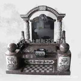 普洱市福建墓石 沉雕雕刻厂家 标准父母合葬墓碑图片