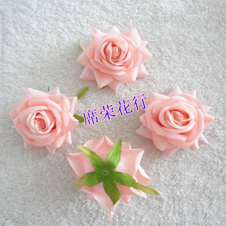 8cm simulation big roll rose silk cloth flower head flowers DIY bottomless support shoes hat wedding jewelry
