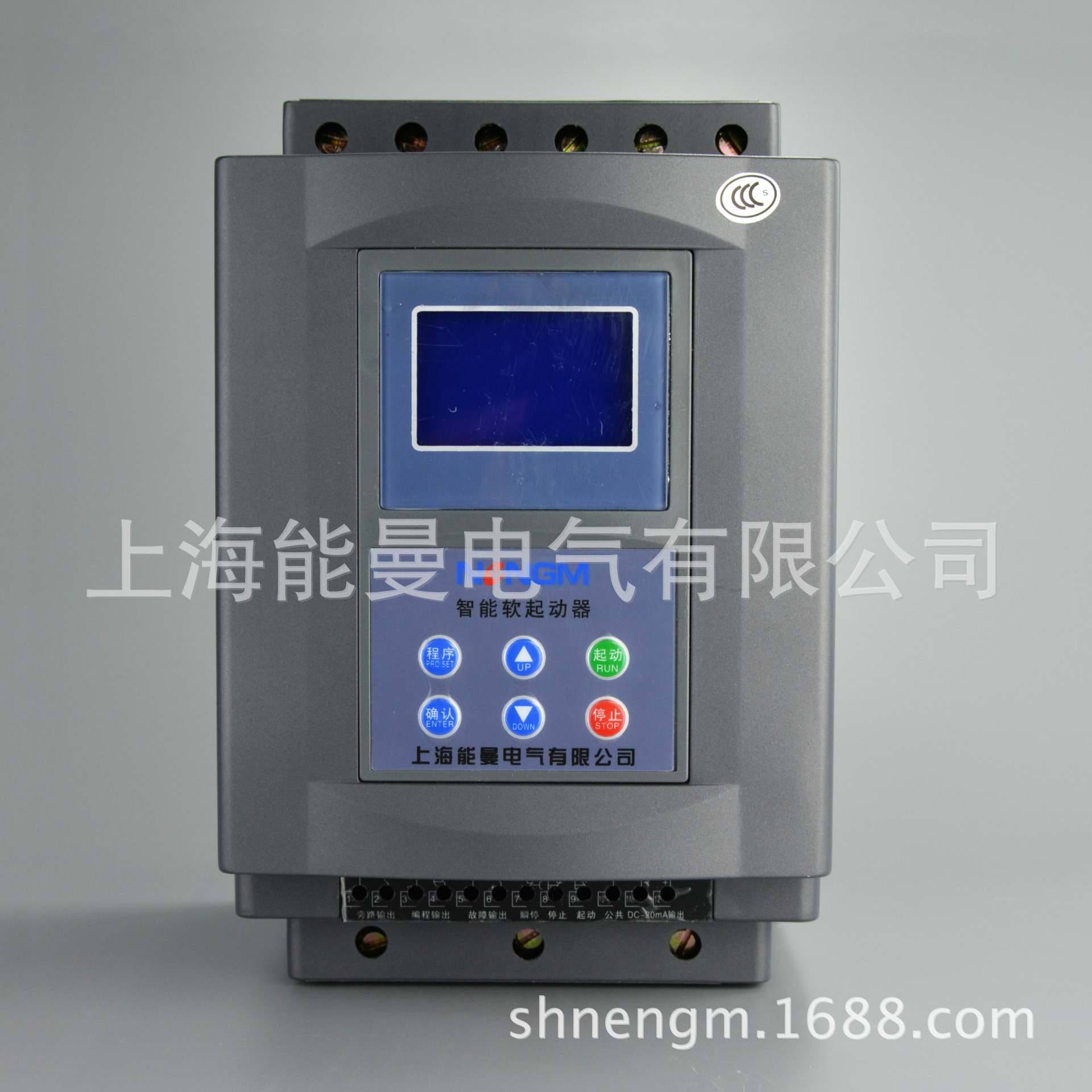 能曼电气NMJR6-55KW,660V电机软起动器内置旁路大液晶屏中文显示