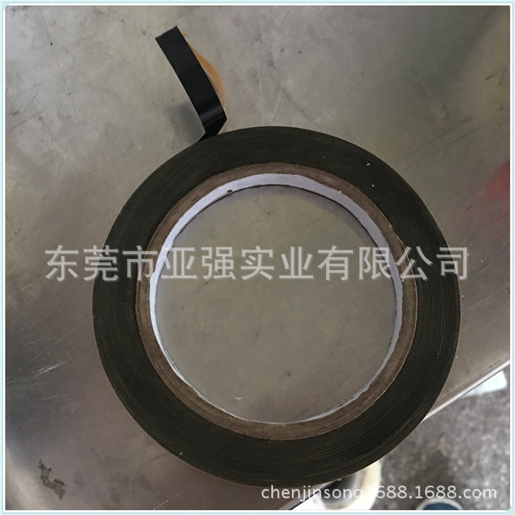 厂家直接供应黑色PET双面胶 黑色PET双面胶带 规格可定 价格便宜