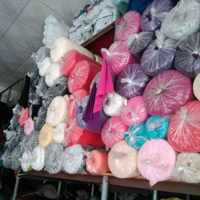 goods in stock Fabric Solid Lycra Four sides bomb Stock cloth Handle