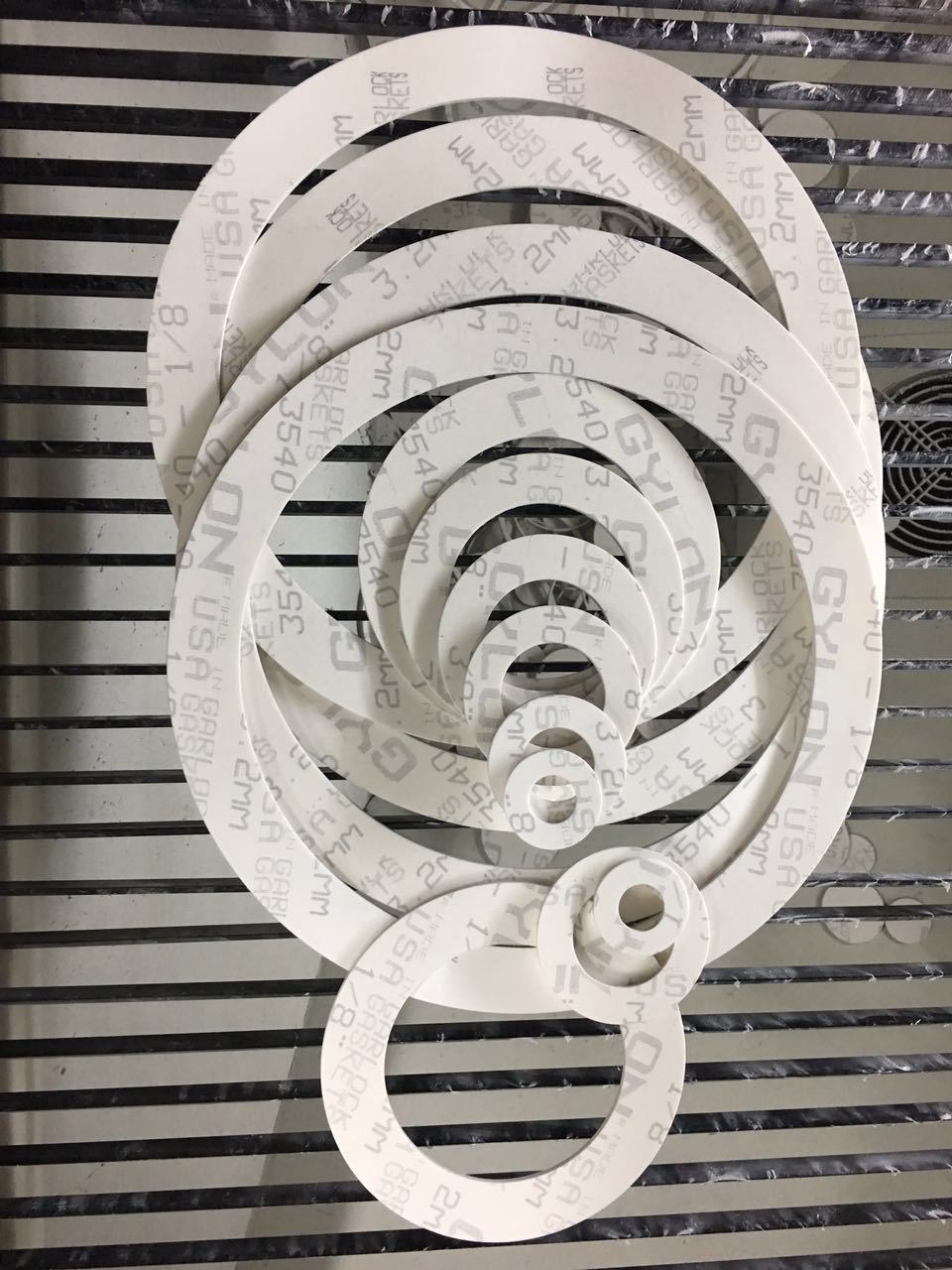 厂家供应Garlock GYLON3540 垫片绝缘高压垫片密封垫PTFE垫片材料