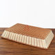 PP Imitation Rattan Woven Basket Rectangular Bread Basket Commercial Super Display Cabinet Vegetable and Fruit Display Basket with Lid Western Food Pastry Basket