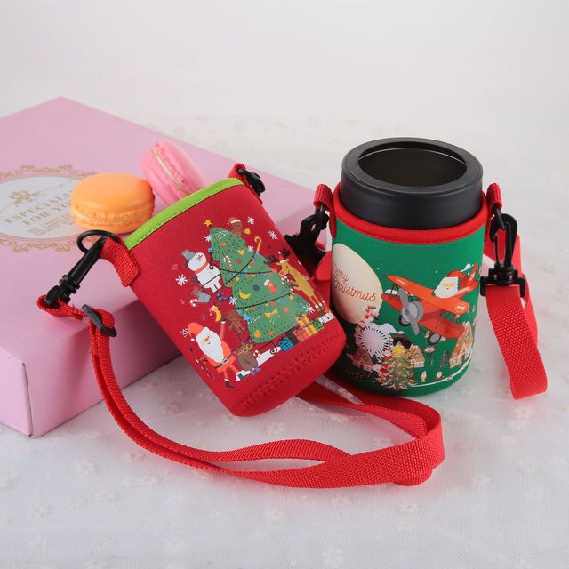 YOMAX Giáng sinh cho trẻ em hút ly cách nhiệt Cup bộ Cúp đặt bán buôn Kang đê nhỏ hàng hóa tùy chỉnh đẹp trai Cốc rơm