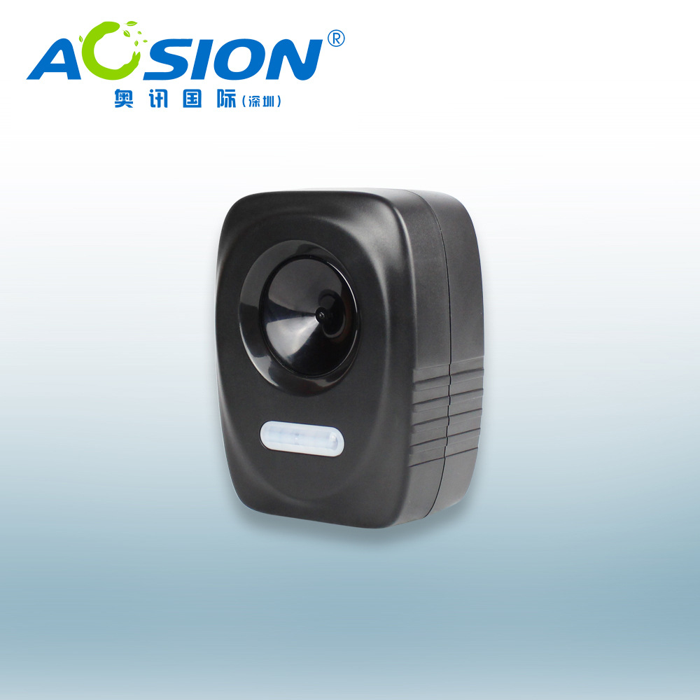 奥讯室外电池供电红外感应超声波动物驱赶器带支架（电池供电）