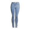 Aliexpress hot pants foot straps cross slim slim jeans sexy slim jeans Beijing tether
