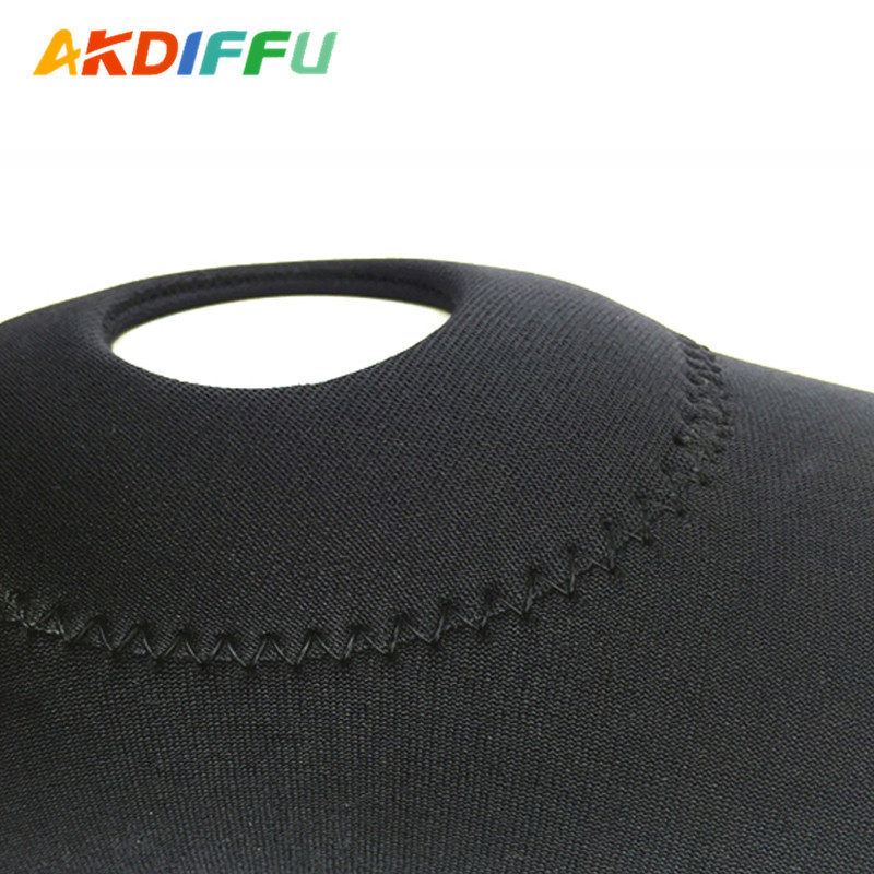 Entrega de una pieza SBR material de buceo con agujero abierto rodillera protección transpirable corriendo montañismo baloncesto deportes equipo de protección