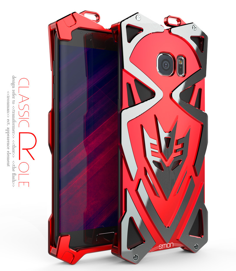 SIMON THOR Ⅱ Aviation Aluminum Alloy Shockproof Armor Metal Case Cover for Samsung Galaxy S7 Edge