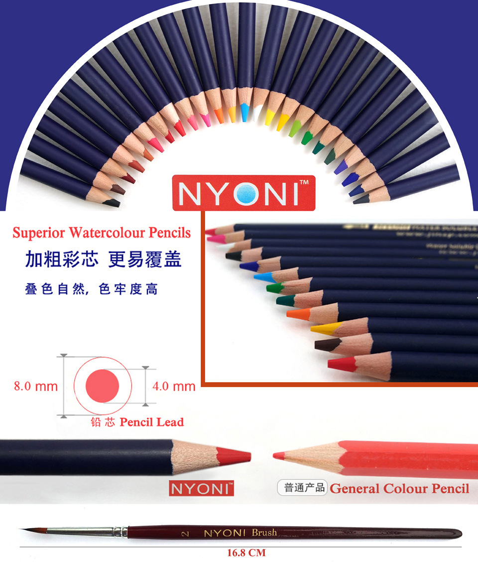 NYONI Water coloured pencil se