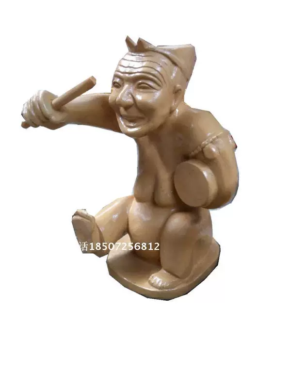 Drumming rap figurine model History classroom interior model teaching model laboratory history museum