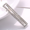 South Korean minimalist card geometric diamond diamonds, the top clip, the drilling diamond duckbill bangs bangs hairpin