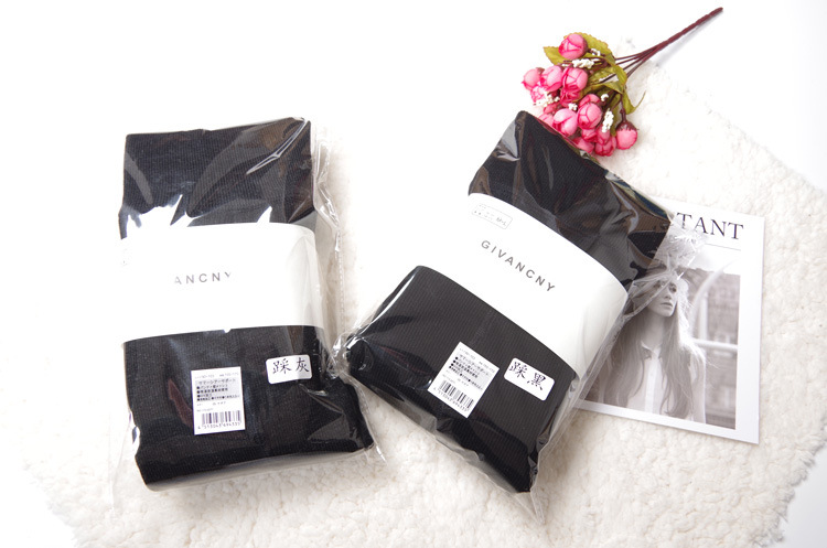 纪梵希显瘦女士打底裤加绒加厚高腰保暖连裤袜