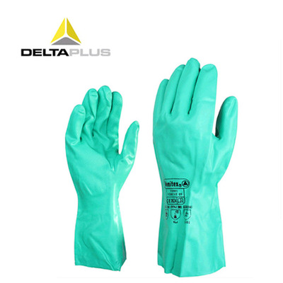 代爾塔201802 丁腈防化手套 工業耐油 耐磨手套 矽膠手套