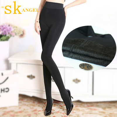 加绒加厚龙爪毛不起球不勾丝显瘦高腰收腹提臀打底裤大码连裤袜