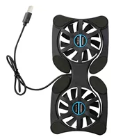 Handheld folding radiator, laptop, air fan