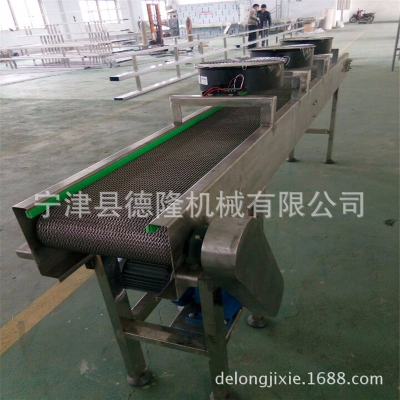 热处理降温网带输送机 链条输送机 果蔬网带输送机