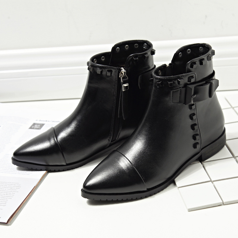 Bottes femme en PU artificiel - Ref 3355390 Image 1