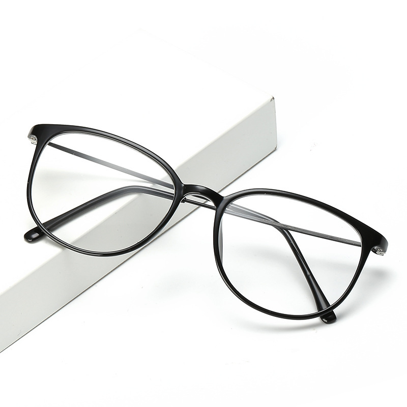 Korean style plastic steel plain glasses TR90 glasses frame retro square optical glasses frame wholesale glasses glasses frame