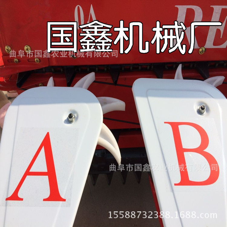 二连浩特链条传动大豆收割机 悬挂式收割机