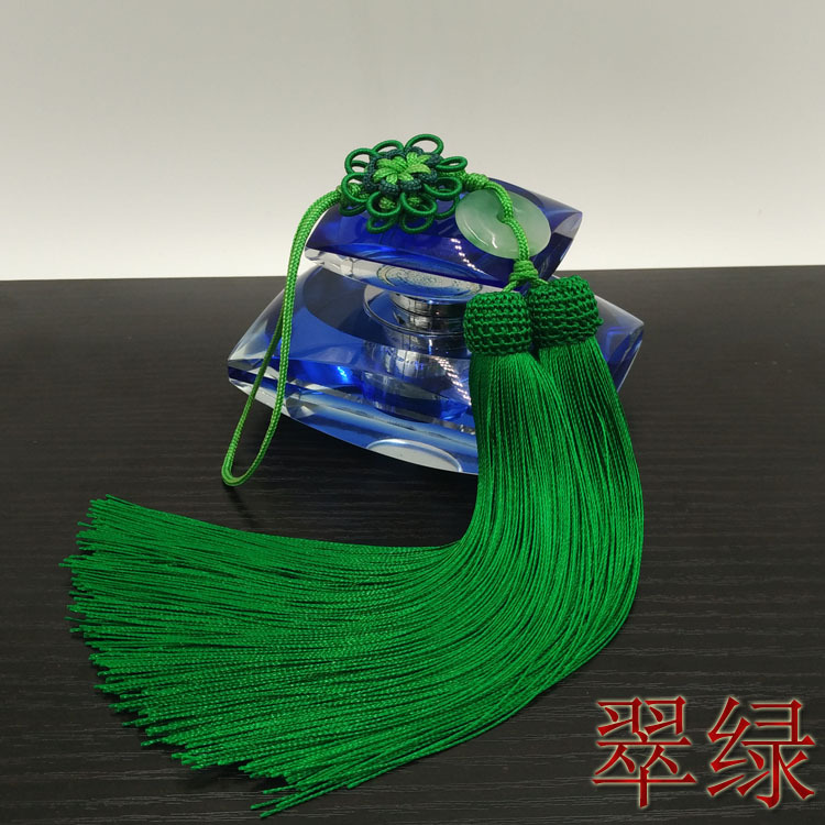 太阳花平安扣挂件 翠绿