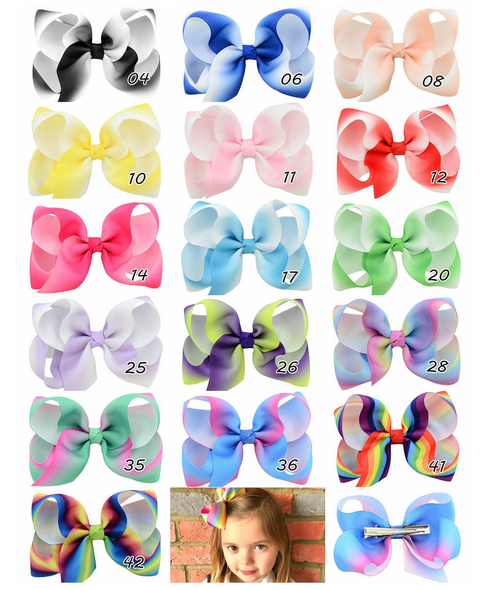 Fashion Korean Style Solid Color Bubble Children's Bow Hairpin Set display picture 1