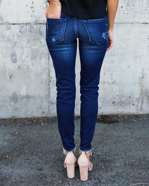 Damen Jeans Im Slim Fit Mit Falten Und Elastischer Passform_voghion.com