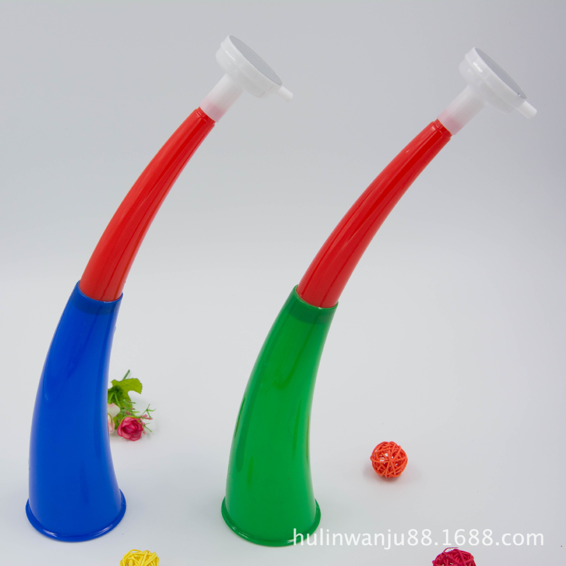 Copa del Mundo gran fan de bocina de bocina de plástico retráctil props juguetes para niños fabricantes al por mayor