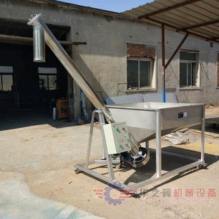 辽源市龙山区定制干粉输送机 化工厂不锈钢螺杆给料机 方便维护