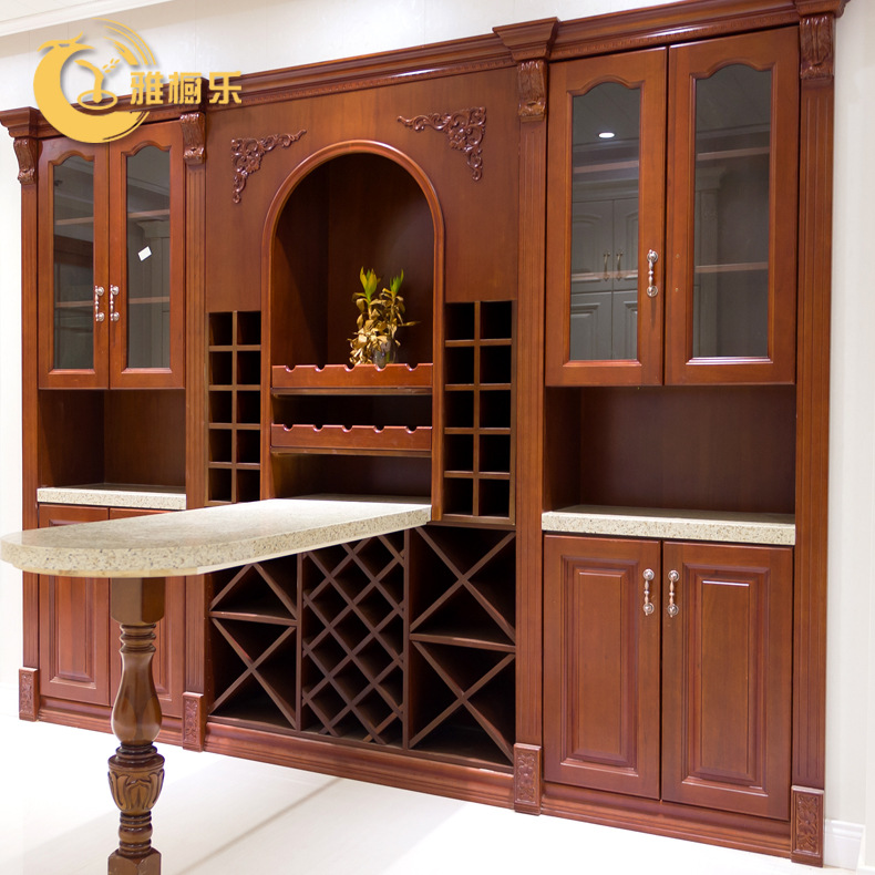 同色配套全房定制 现代家居板式酒柜订制 可现场实际量房设计尺寸