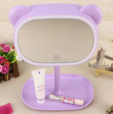 Творческий USB зарядка макияжа зеркало фонарь Новый светодиодный макияж зеркальные огни емкость творческий подарок