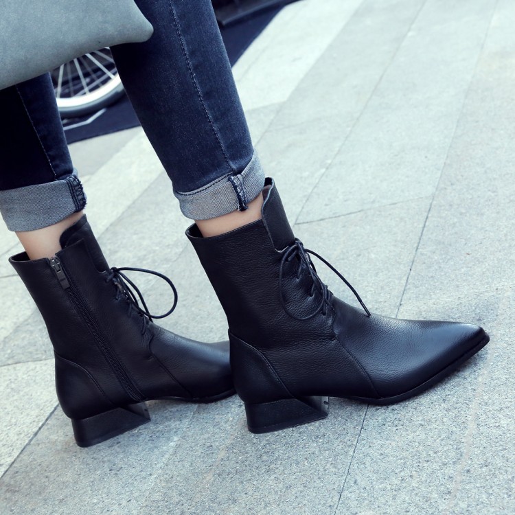 Bottes femme MANCHE ROUGE en En cuir - Ref 3354959 Image 5