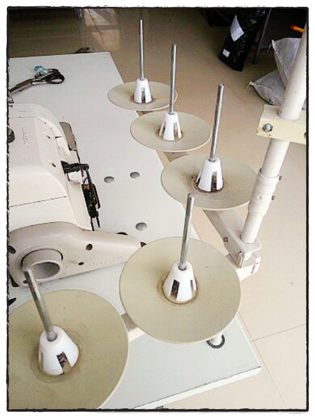 优质线架 工业平车缝纫机四线架 包缝机绷缝机拷边机锁边机多线架