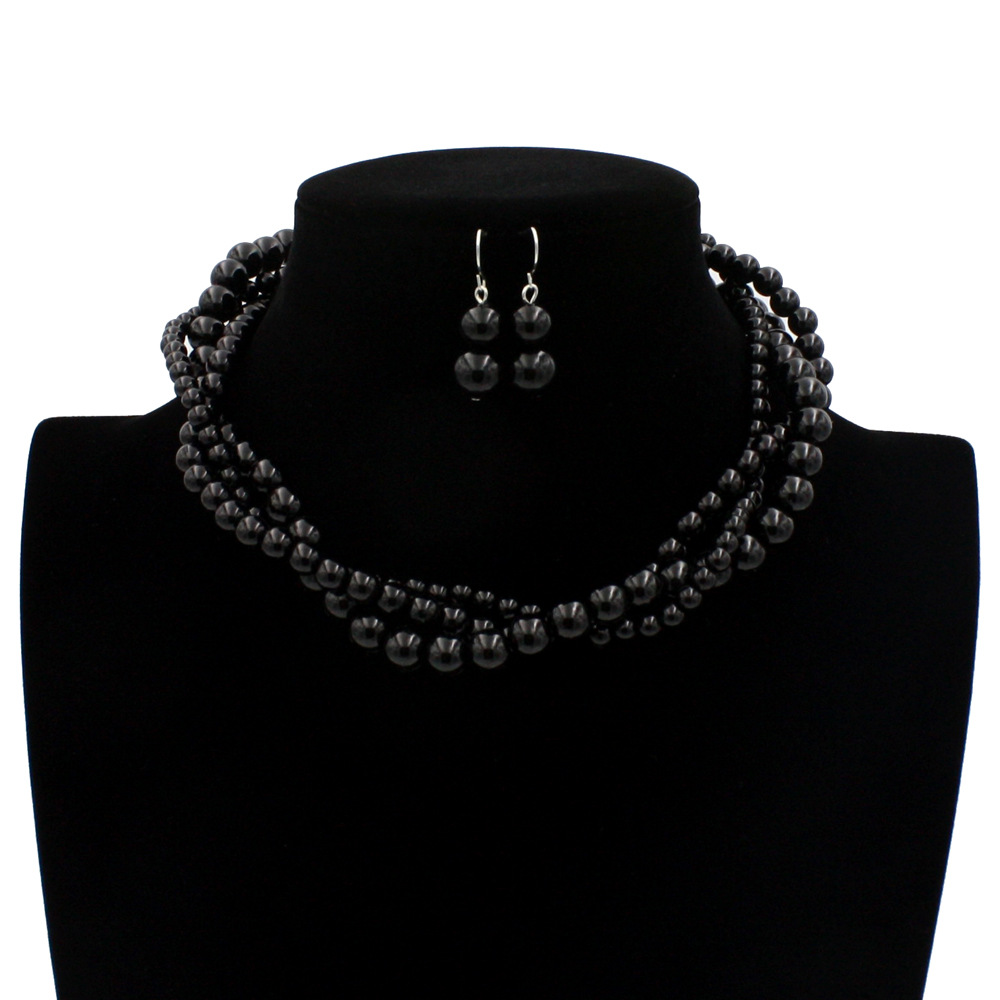 Occident and the United States pearlnecklace (gray)NHCT0092-gray