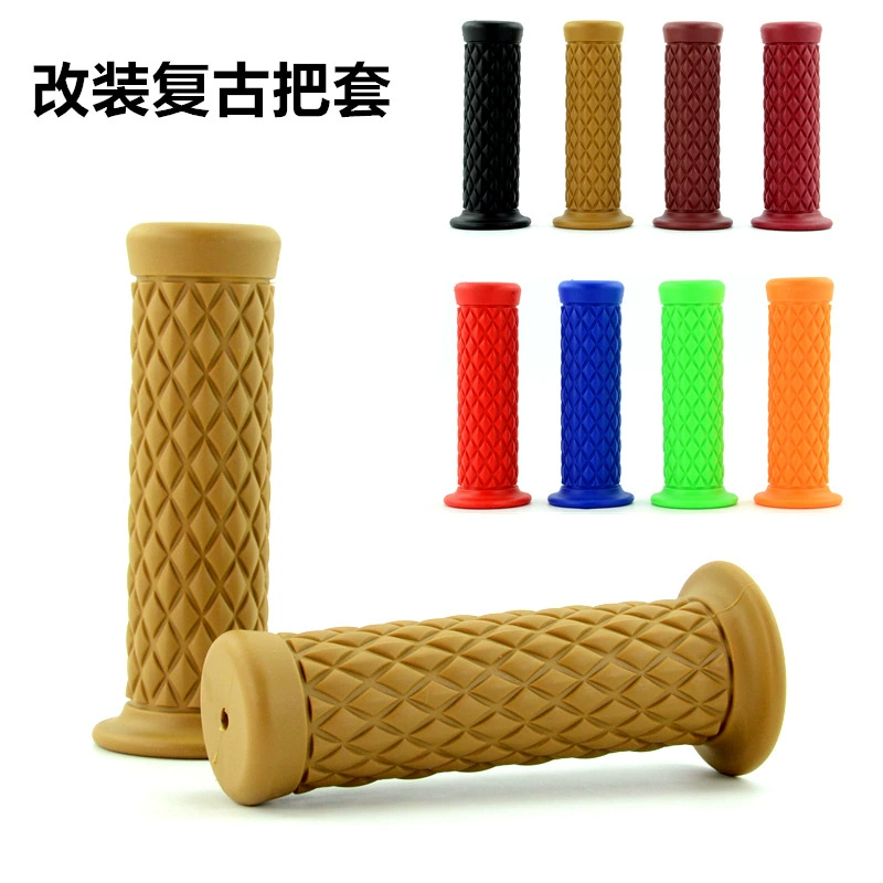 Мотоцикл мопед переоборудованный Ретро переоборудованная ручка резиновая втулка Ручка Harley резиновая переоборудованная 22 мм Универсальная ручка втулка