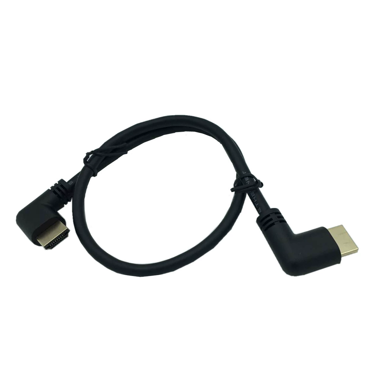 Версия HDMI 2.0, HDMI-HD линк ТВ соединительный кабель 4K*2K 60Гц, правый изгиб 50 см