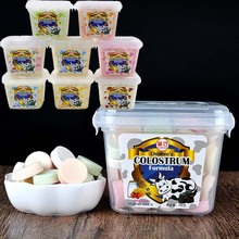 香港富巧奶片壓片糖180g 兒童零食干吃奶片 6口味20盒整箱