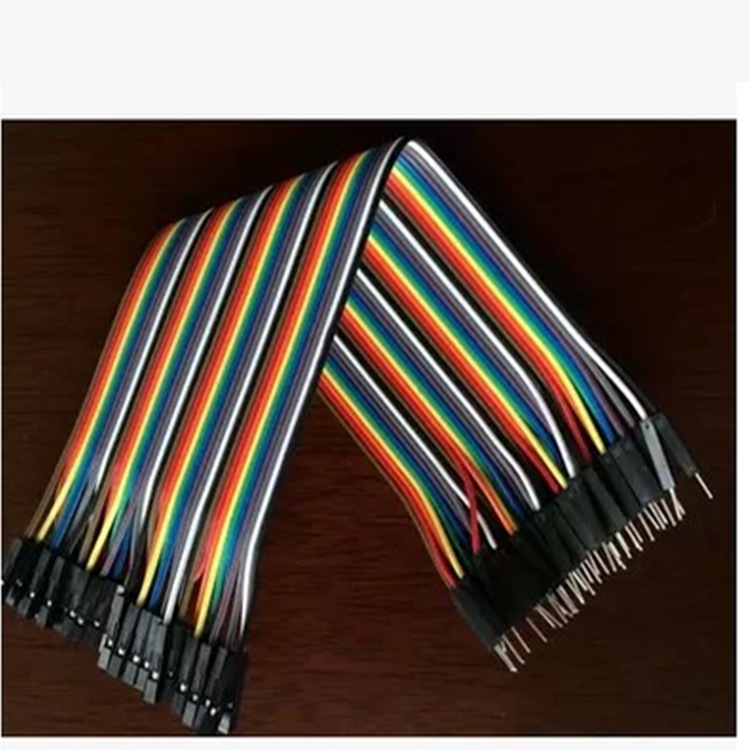 厂家直销40P杜邦线公头转母头20CM长转接线40根一排面包线XD电子