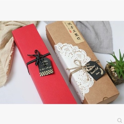 Baking packaging, 6 pieces, black gold stamping decorative tags, biscuits, pastries, cake boxes, decorative tags, gifts