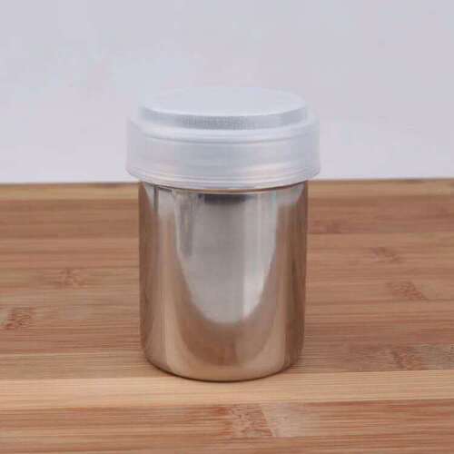304 stainless steel pepper jar large barbecue seasoning jar kitchen mesh powder sprinkler fancy coffee powder sprinkler