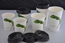 安庆芊芊厂家一次性纸杯定制 PLA纸杯定做 环保可降解 定制logo