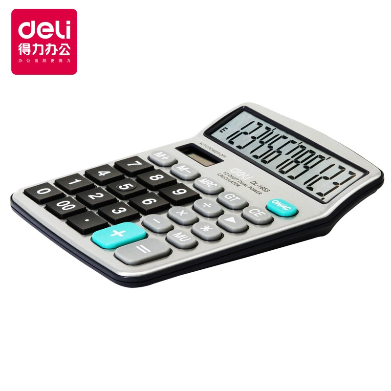 Deli desktop computer/device 1653 large screen high -definition display dual power 12 bits