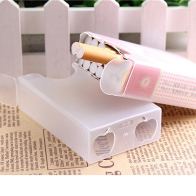 20 ultrathin transparent Plastic Cigarette case Soft shell Cigarette personality originality wholesale advertisement Cigarette case