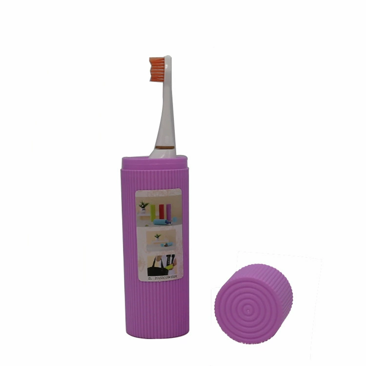 Конфеты Цвет Путешествия Портативная портативная коробка для зубных щеток с вертикальной полосой Нескользящее пластиковое Стоматологическое ведро