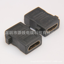 HDMI 母对母带耳朵锁面板 转接头 适用HDMI面板 带螺丝孔可固定